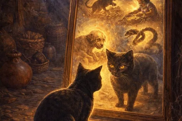 Conte 2: Le Chat et le Miroir du Grenier